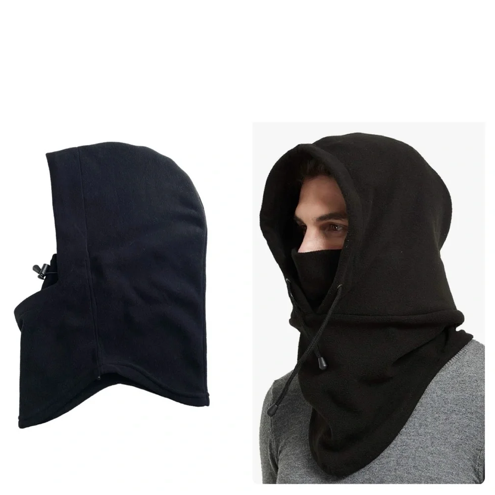 Winter Balaclavas Hat - Thick Fleece Ski Face Cover Neck Warmer Windproof